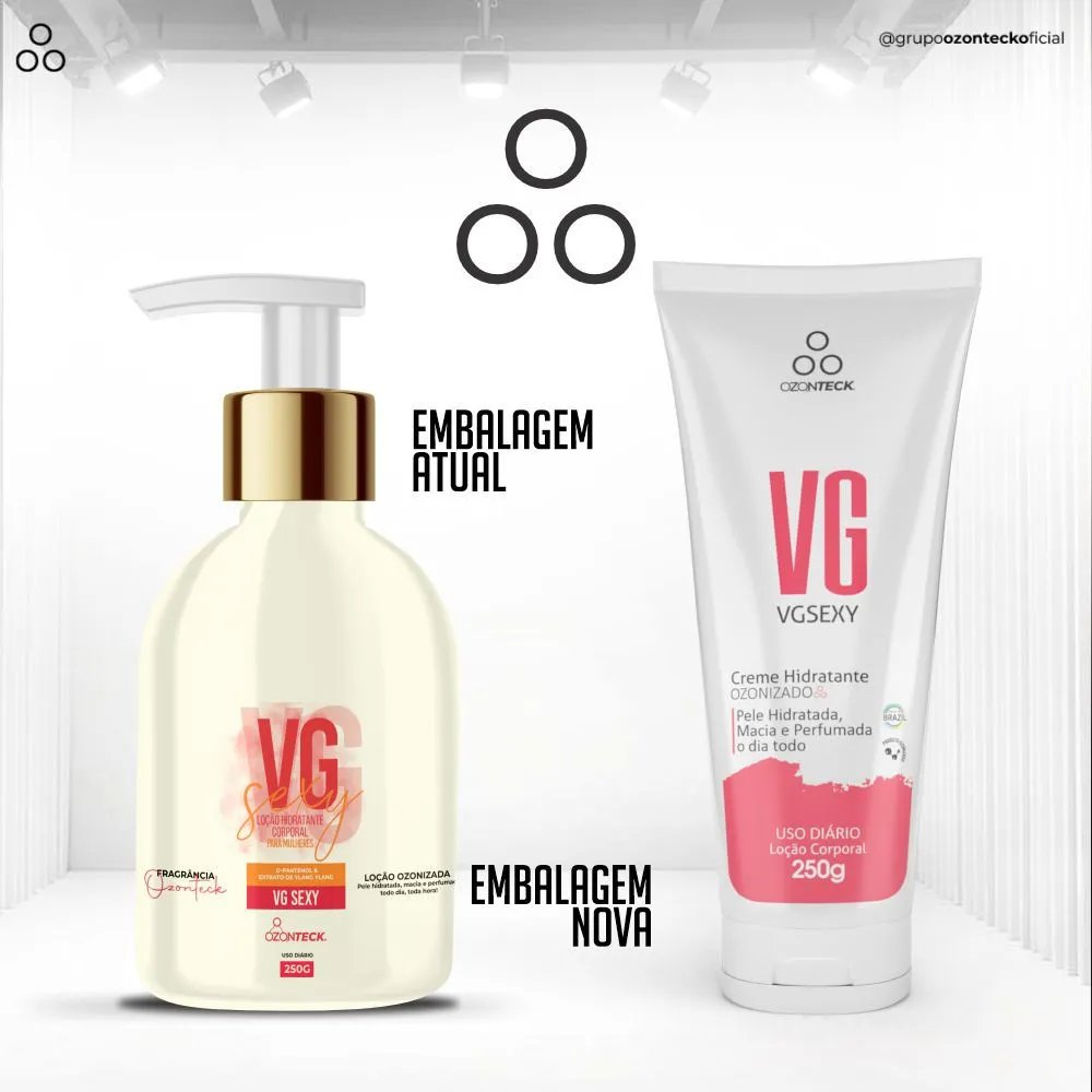 Ozonteck Hidratante VG Sexy - 250g